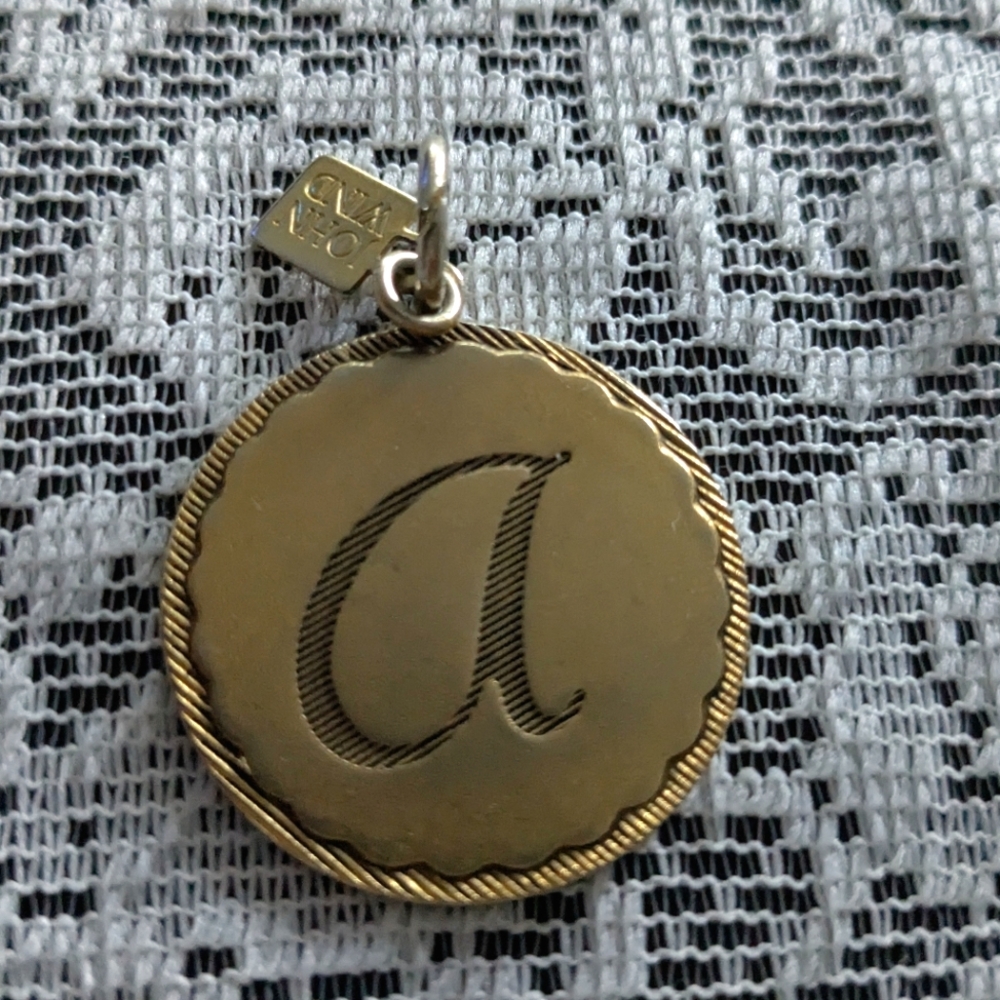 JOHN WIND 3 For $25 Gold Initial Pendant Necklace
